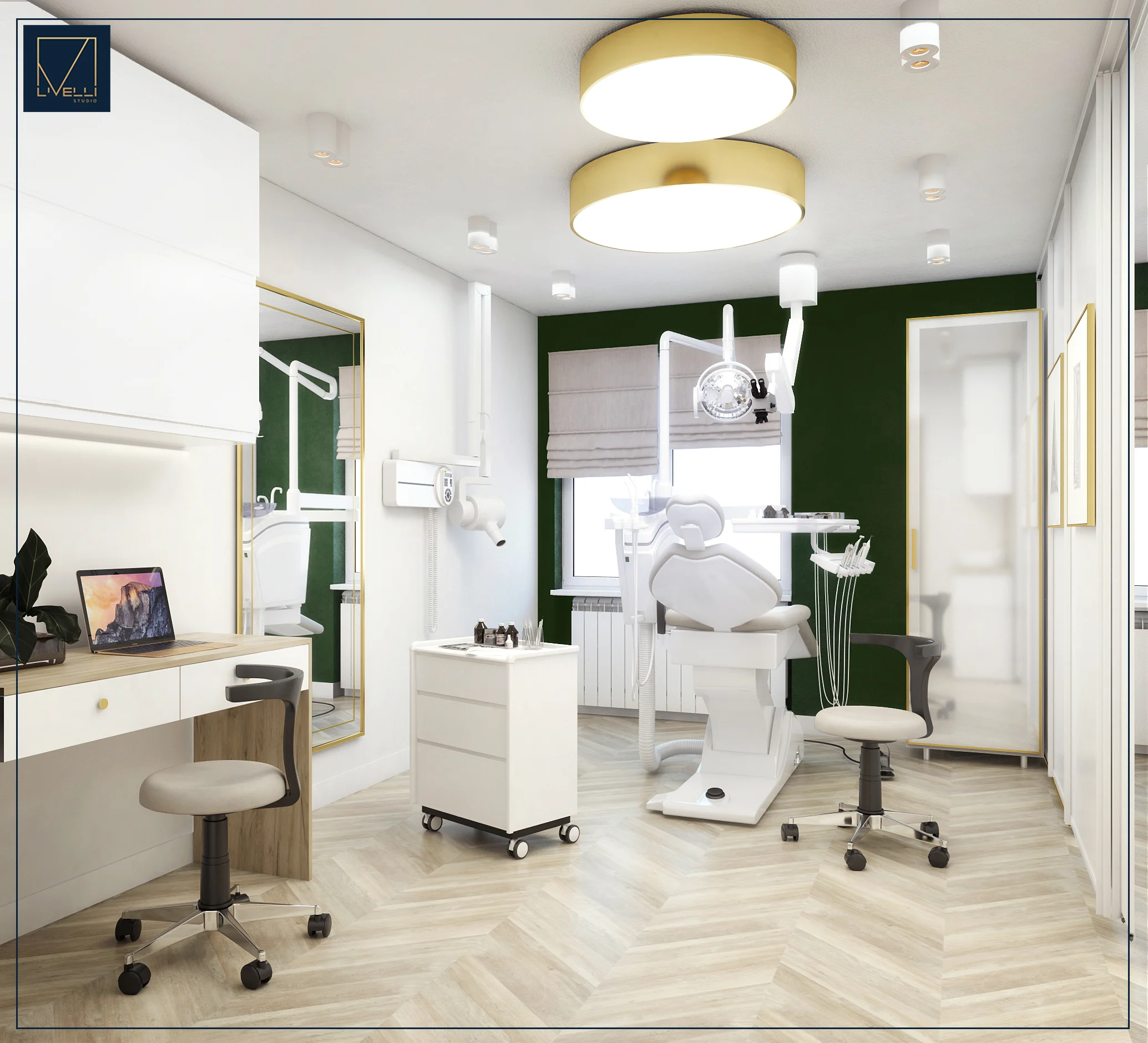 Zdjęcie realizacji gabinetu dentystycznego